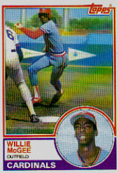 1983 Topps      049      Willie McGee RC